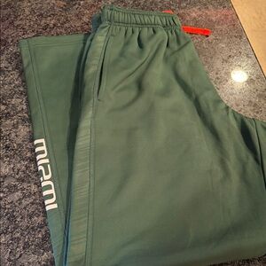 Nike univ of Miami thermafit athletic pants
